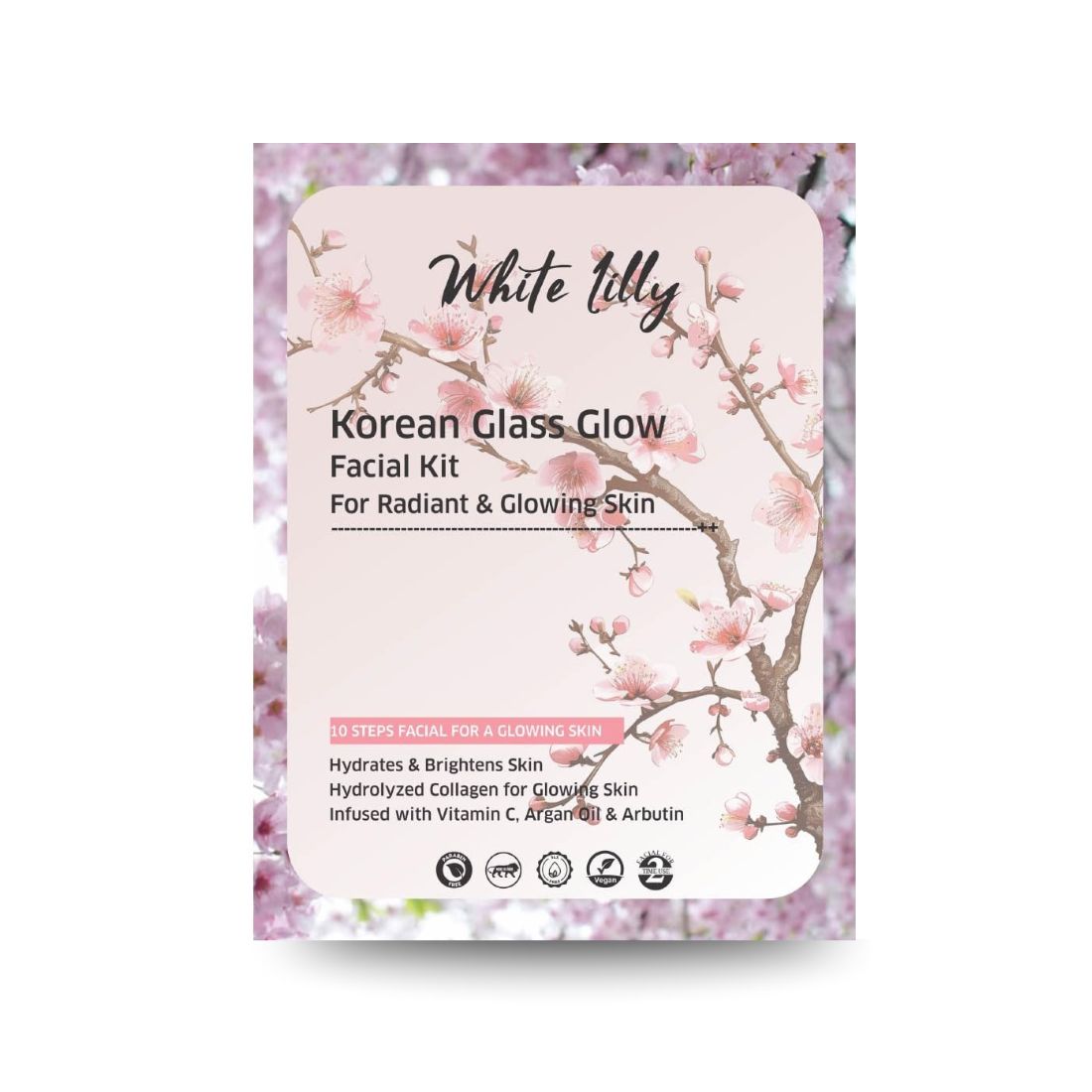 White Lilly Korean Skincare Facial Kit Main Image