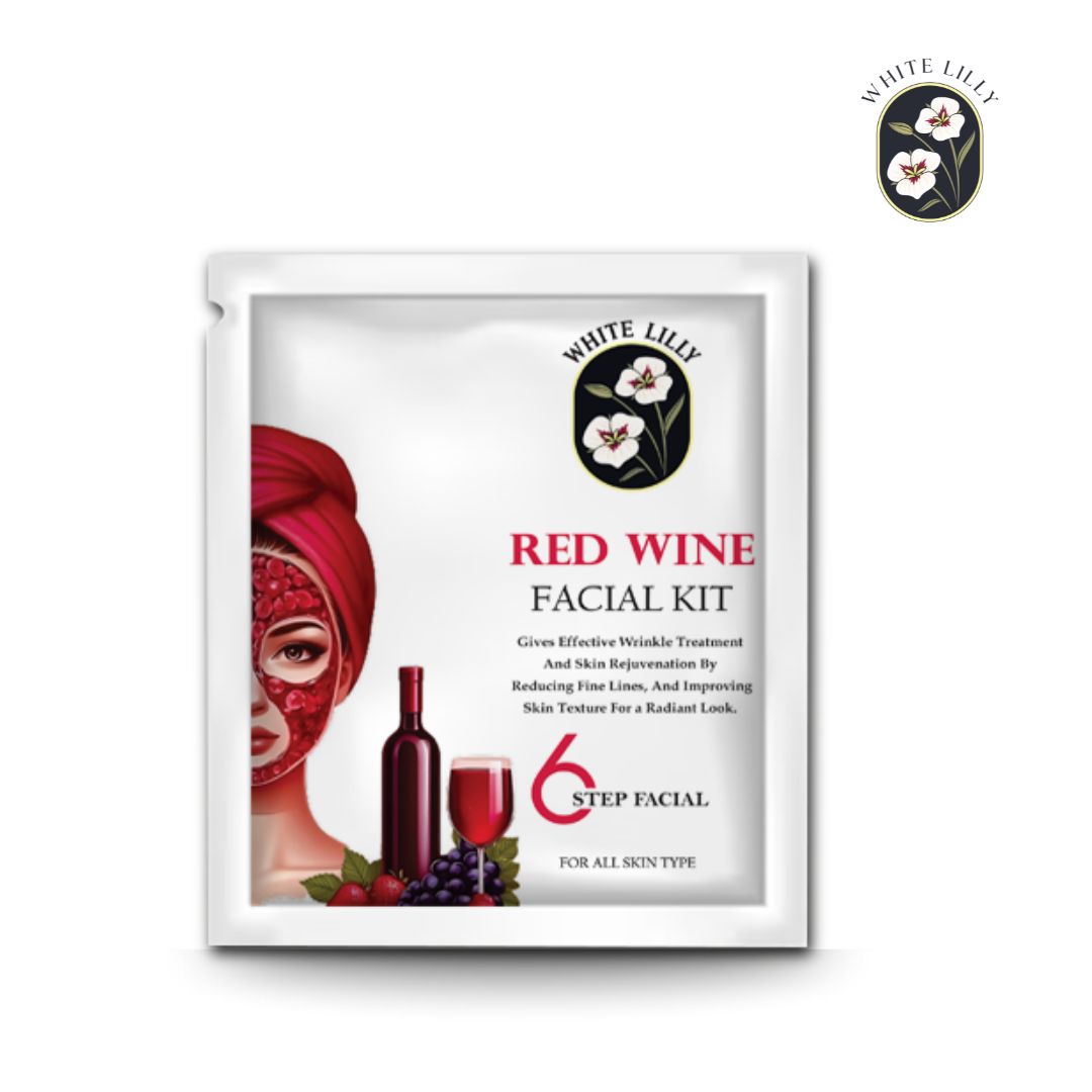 White Lilly Red Wine Facial Kit Main Image