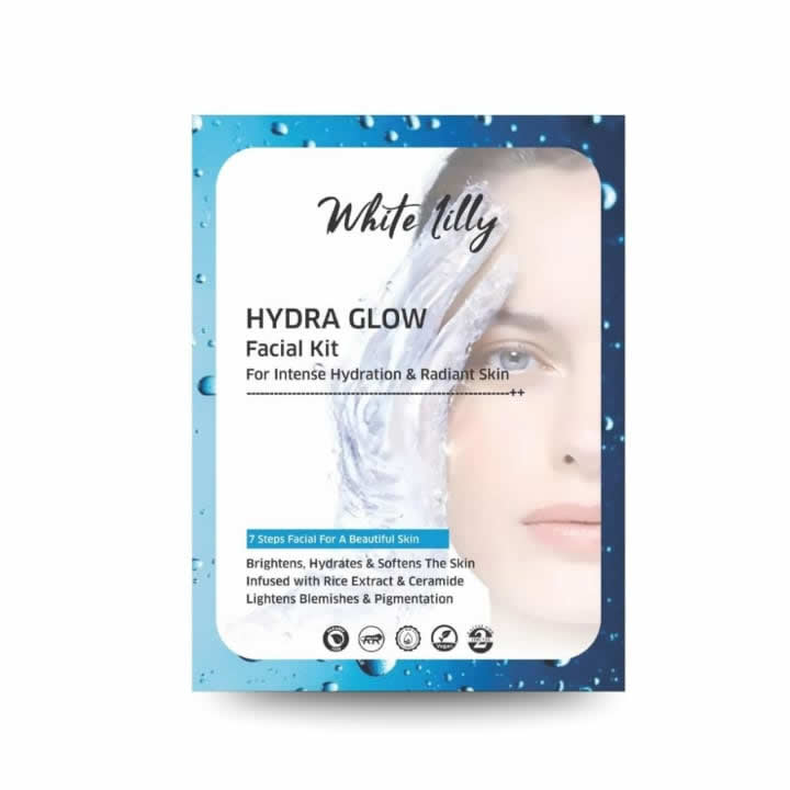 White Lilly Hydra Facial Kit – 10 Step Professional Hydration & Brightening Treatment